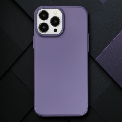 Apple İphone 14 Pro Max Kılıf Modos Metal Kapak - Mor