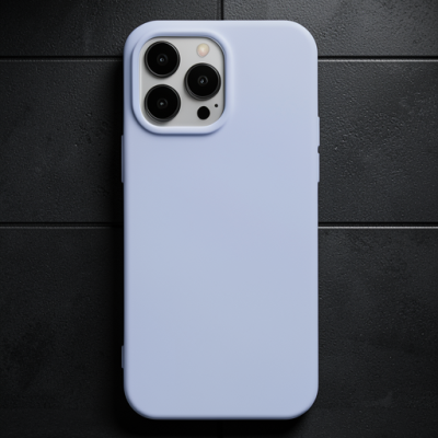 Apple İphone 14 Pro Max Kılıf Nano İçi Kadife Silikon - Lila