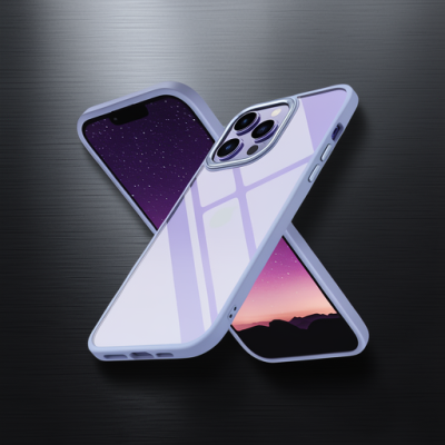 Apple İphone 14 Pro Max Kılıf Power Silikon - Lila