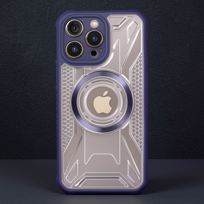Apple İphone 14 Pro Max Kılıf Prag Magneticsafe Kapak - Derin Mor