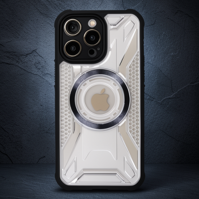 Apple İphone 14 Pro Max Kılıf Prag Magneticsafe Kapak - Siyah