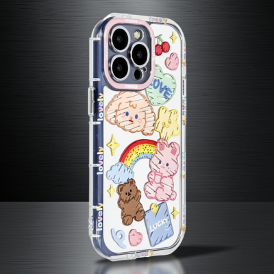 Apple İphone 14 Pro Max Kılıf Reflexion Desenli Kapak - Desen 4