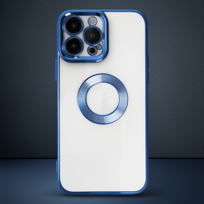 Apple İphone 14 Pro Max Kılıf Slot Silikon - Mavi
