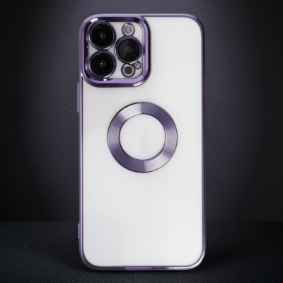 Apple İphone 14 Pro Max Kılıf Slot Silikon - Mor