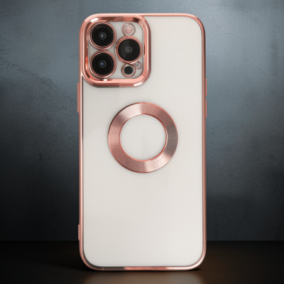 Apple İphone 14 Pro Max Kılıf Slot Silikon - Rose Gold