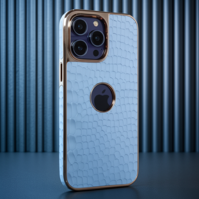 Apple İphone 14 Pro Max Kılıf Snake Kapak - Sierra Blue