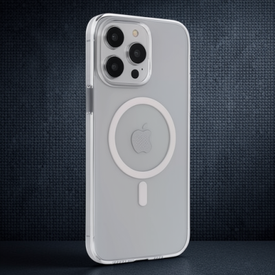 Apple İphone 14 Pro Max Kılıf Tron Şeffaf Magsafe Kapak - Şeffaf