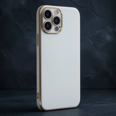 Apple İphone 14 Pro Max Kılıf Volet Silikon - Beyaz