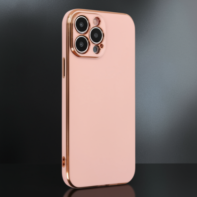 Apple İphone 14 Pro Max Kılıf Volet Silikon - Pembe