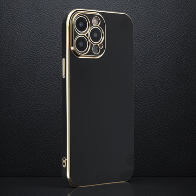 Apple İphone 14 Pro Max Kılıf Volet Silikon - Siyah