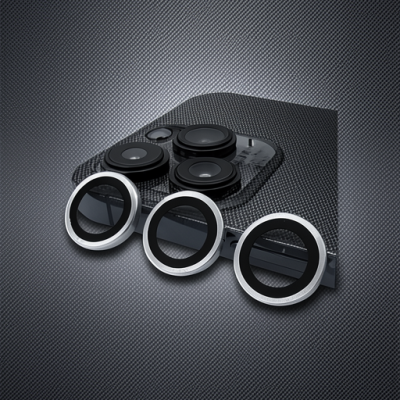 Apple İphone 14 Pro Max Raze Metal Kamera Lens - Gümüş