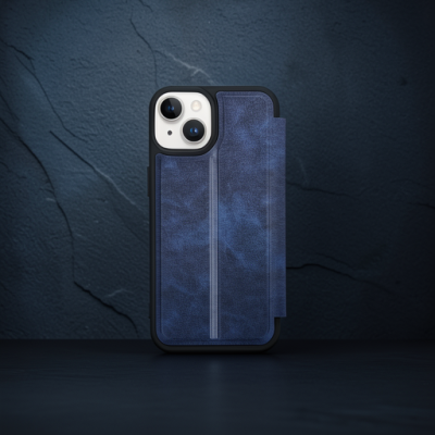Apple İphone 15 Kılıf Flip Cover - Lacivert