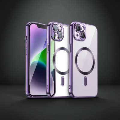 Apple İphone 15 Kılıf Kross Magneticsafe Kapak - Mor