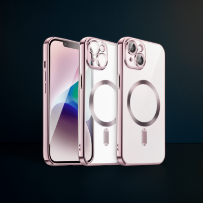 Apple İphone 15 Kılıf Kross Magneticsafe Kapak - Rose