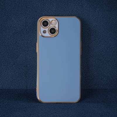 Apple İphone 15 Kılıf Volet Silikon - Mavi