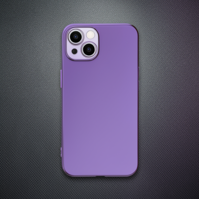 Apple İphone 15 Kılıf Volet Silikon - Mor