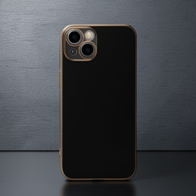 Apple İphone 15 Kılıf Volet Silikon - Siyah