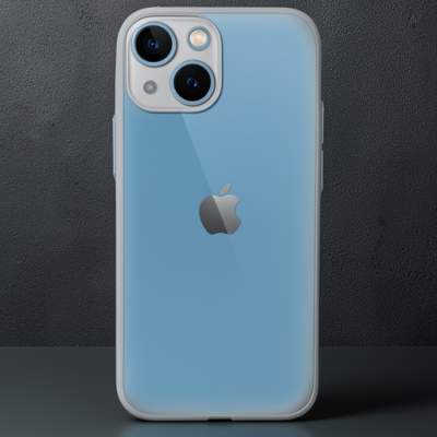 Apple İphone 15 Plus Kılıf Montreal Silikon Kapak - Gri