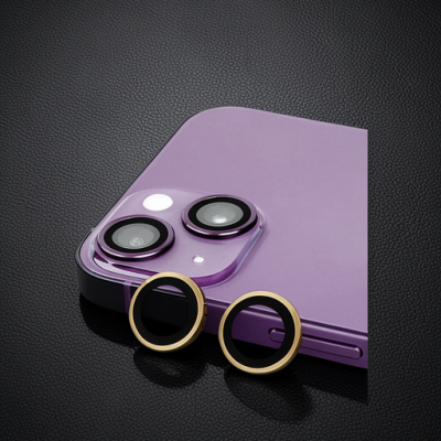 Apple İphone 15 Plus Raze Metal Kamera Lens - Sarı