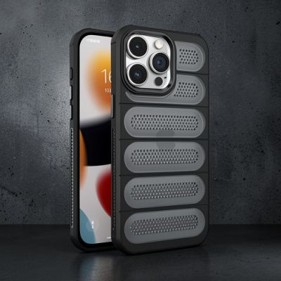 Apple İphone 15 Pro Kılıf Airmax Silikon Kapak - Siyah
