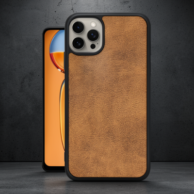 Apple İphone 15 Pro Kılıf Aras Deri Kapak - Taba