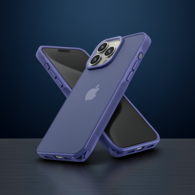 Apple İphone 15 Pro Kılıf Elegant Kapak - Lacivert