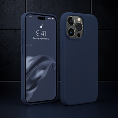 Apple İphone 15 Pro Kılıf First Silikon - Lacivert