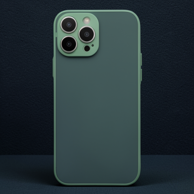 Apple İphone 15 Pro Kılıf Montreal Silikon Kapak - Açık Yeşil