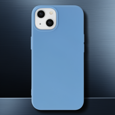 Apple İphone 15 Pro Kılıf Nano İçi Kadife Silikon - Mavi