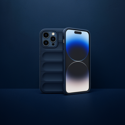 Apple İphone 15 Pro Kılıf Optimum Silikon - Lacivert
