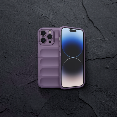 Apple İphone 15 Pro Kılıf Optimum Silikon - Mor
