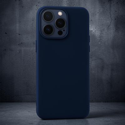 Apple İphone 15 Pro Kılıf Puma Silikon - Lacivert