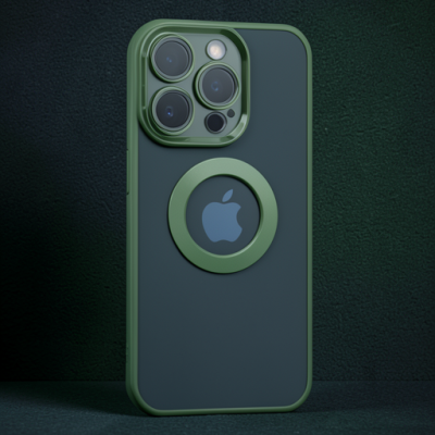 Apple İphone 15 Pro Kılıf Slot Silikon - Köknar Yeşili