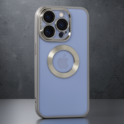 Apple İphone 15 Pro Kılıf Slot Silikon - Titan Gri