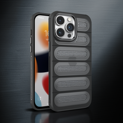 Apple İphone 15 Pro Max Kılıf Airmax Silikon Kapak - Siyah