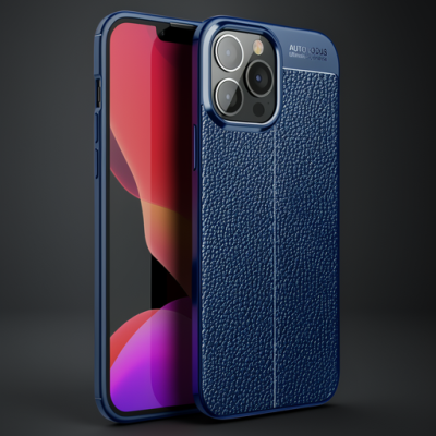 Apple İphone 15 Pro Max Kılıf Auto Focus Kapak - Lacivert
