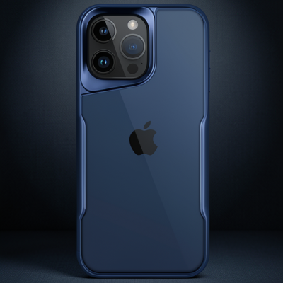 Apple İphone 15 Pro Max Kılıf Boyi Silikon Kapak - Lacivert