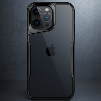 Apple İphone 15 Pro Max Kılıf Boyi Silikon Kapak - Siyah