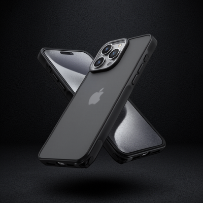 Apple İphone 15 Pro Max Kılıf Elegant Kapak - Siyah