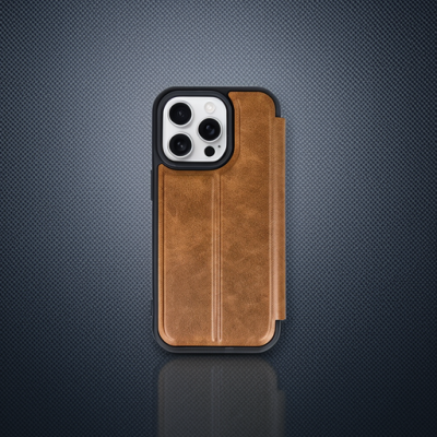 Apple İphone 15 Pro Max Kılıf Flip Cover - Taba