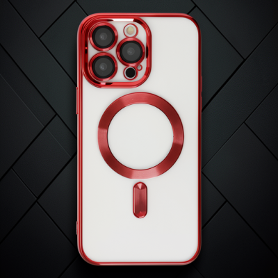 Apple İphone 15 Pro Max Kılıf Kross Magneticsafe Kapak - Kırmızı