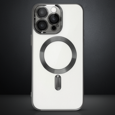 Apple İphone 15 Pro Max Kılıf Kross Magneticsafe Kapak - Titan Gri