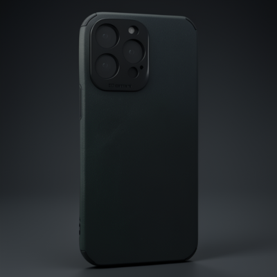 Apple İphone 15 Pro Max Kılıf Loop Deri Silikon - Yeşil