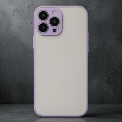Apple İphone 15 Pro Max Kılıf Montreal Silikon Kapak - Mor