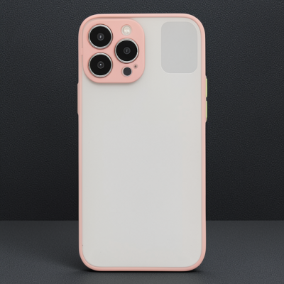 Apple İphone 15 Pro Max Kılıf Montreal Silikon Kapak - Pembe