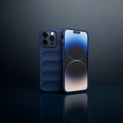 Apple İphone 15 Pro Max Kılıf Optimum Silikon - Lacivert