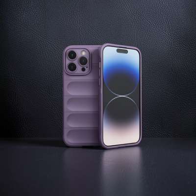 Apple İphone 15 Pro Max Kılıf Optimum Silikon - Mor