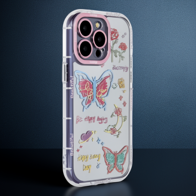 Apple İphone 15 Pro Max Kılıf Reflexion Desenli Kapak - Desen 8