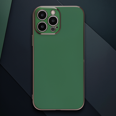 Apple İphone 15 Pro Max Kılıf Volet Silikon - Açık Yeşil
