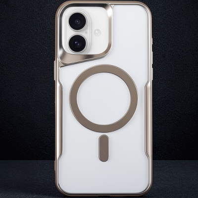 Apple İphone 16 Kılıf Boyi Magsafe Silikon Kapak - Gümüş